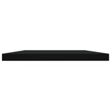 Bookshelf Boards 4 pcs Black 60x40x1.5 cm Engineered Wood - Side View