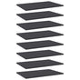 Bookshelf Boards 8 pcs Grey 60x40x1.5 cm Engineered Wood