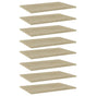 Bookshelf Boards 8 pcs Sonoma Oak 60x40x1.5 cm Engineered Wood
