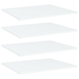 Bookshelf Boards 4 pcs White 60x50x1.5 cm Engineered Wood