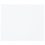 Bookshelf Boards 8 pcs White 60x50x1.5 cm Engineered Wood - Top-Down View
