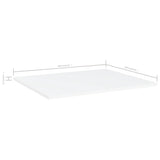 Bookshelf Boards 8 pcs White 60x50x1.5 cm Engineered Wood