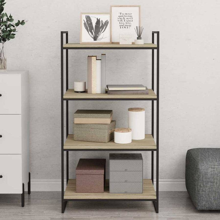 Bookshelf Boards 8 pcs Sonoma Oak 60x50x1.5 cm Engineered Wood