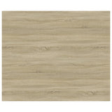 Bookshelf Boards 8 pcs Sonoma Oak 60x50x1.5 cm Engineered Wood - Rear View