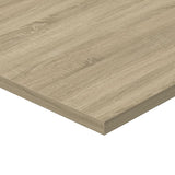 Bookshelf Boards 8 pcs Sonoma Oak 60x50x1.5 cm Engineered Wood - Low Angle
