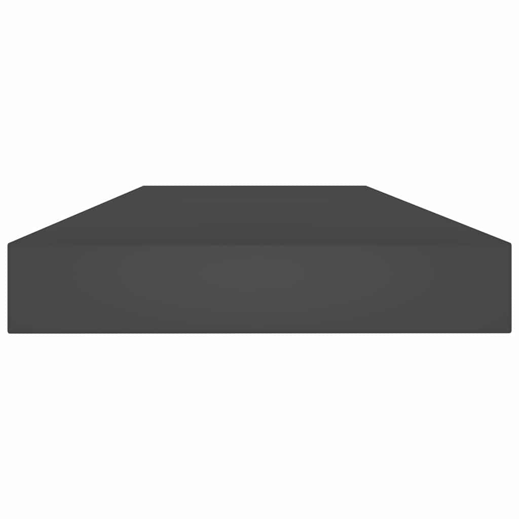 Bookshelf Boards 8 pcs Grey 80x10x1.5 cm Engineered Wood