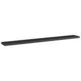 Bookshelf Boards 8 pcs High Gloss Black 80x10x1.5 cm Engineered Wood - Front View