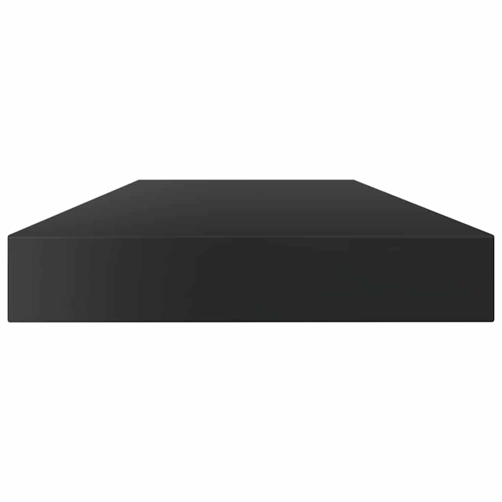Bookshelf Boards 8 pcs High Gloss Black 80x10x1.5 cm Engineered Wood