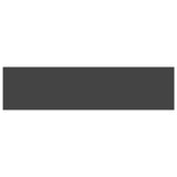 Bookshelf Boards 4 pcs Grey 80x20x1.5 cm Engineered Wood - Rear View