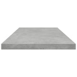 Bookshelf Boards 4 pcs Concrete Grey 80x20x1.5 cm Engineered Wood