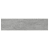 Bookshelf Boards 4 pcs Concrete Grey 80x20x1.5 cm Engineered Wood