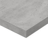 Bookshelf Boards 4 pcs Concrete Grey 80x20x1.5 cm Engineered Wood - Close-Up Angle