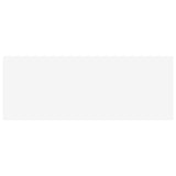 Bookshelf Boards 4 pcs White 80x30x1.5 cm Engineered Wood - Rear View