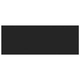 Bookshelf Boards 4 pcs Black 80x30x1.5 cm Engineered Wood - Rear View