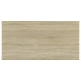 Bookshelf Boards 8 pcs Sonoma Oak 80x30x1.5 cm Engineered Wood - Top-Down View