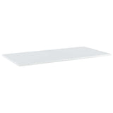 Bookshelf Boards 8 pcs High Gloss White 80x30x1.5 cm Engineered Wood - Front View