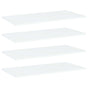 Bookshelf Boards 4 pcs White 80x40x1.5 cm Engineered Wood