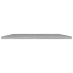 Bookshelf Boards 4 pcs Concrete Grey 80x40x1.5 cm