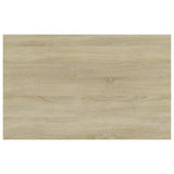 Bookshelf Boards 4 pcs Sonoma Oak 80x50x1.5 cm Engineered Wood - Top-Down View