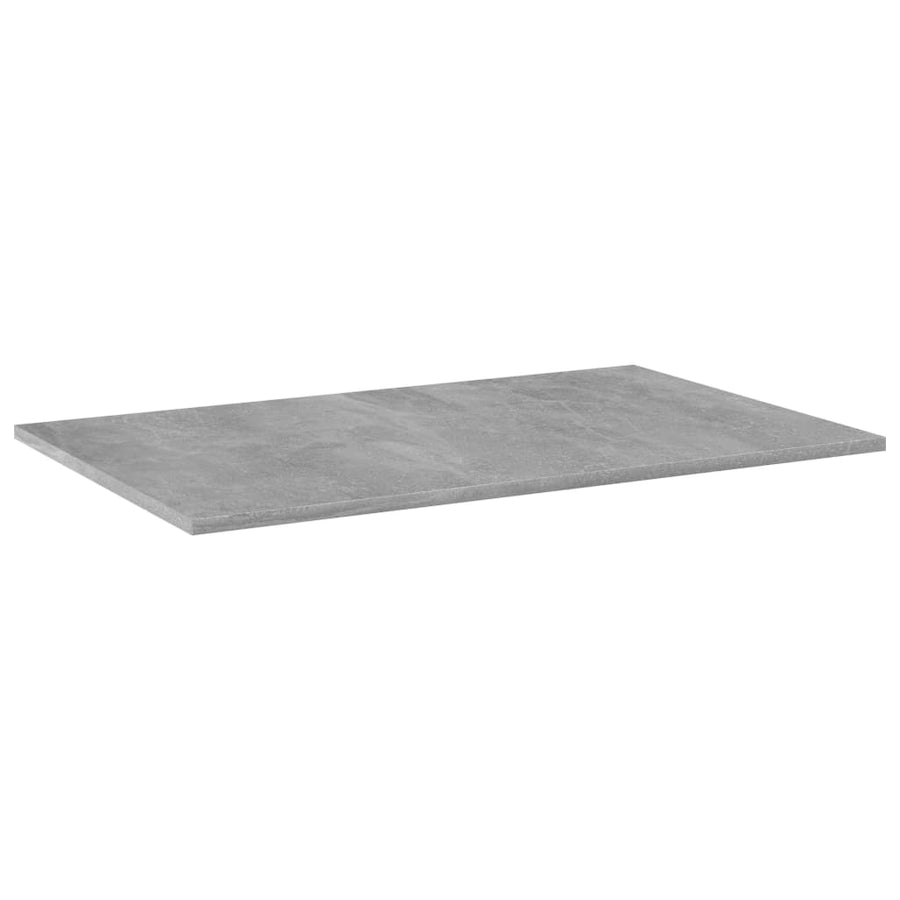 Bookshelf Boards 4 pcs Concrete Grey 80x50x1.5 cm