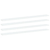 Bookshelf Boards 4 pcs White 100x10x1.5 cm Engineered Wood