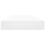 Bookshelf Boards 8 pcs White 100x10x1.5 cm Engineered Wood - Side View