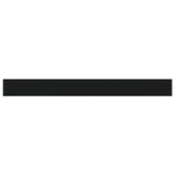Bookshelf Boards 4 pcs Black 100x10x1.5 cm Engineered Wood