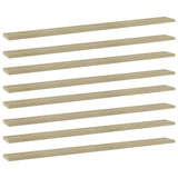 Bookshelf Boards 8 pcs Sonoma Oak 100x10x1.5 cm Engineered Wood