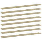 Bookshelf Boards 8 pcs Sonoma Oak 100x10x1.5 cm Engineered Wood