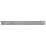 Bookshelf Boards 8 pcs Concrete Grey 100x10x1.5 cm Engineered Wood