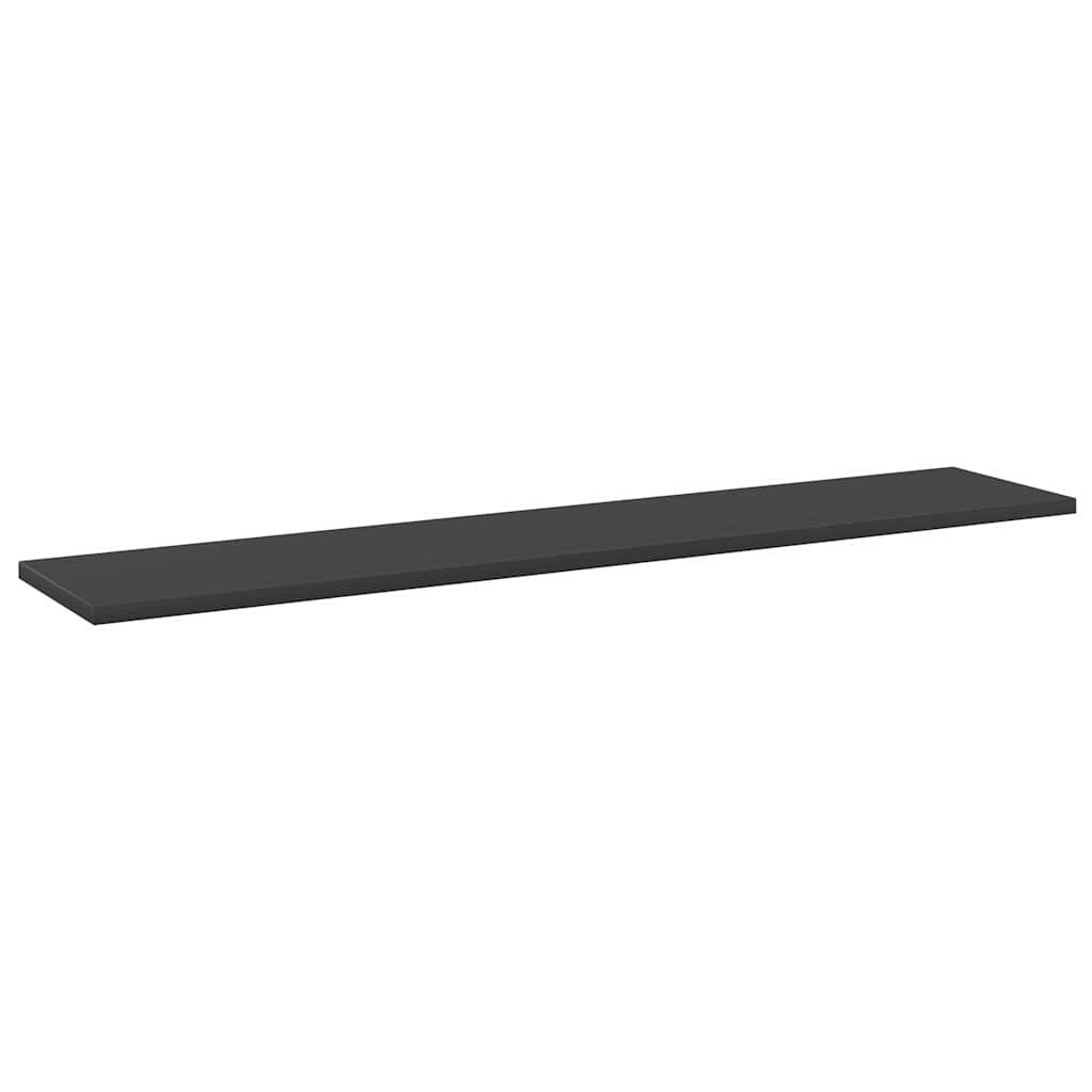 Bookshelf Boards 8 pcs Grey 100x20x1.5 cm Engineered Wood