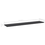 Bookshelf Boards 8 pcs Grey 100x20x1.5 cm Engineered Wood