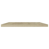 Bookshelf Boards 4 pcs Sonoma Oak 100x20x1.5 cm Engineered Wood - Side View