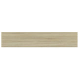 Bookshelf Boards 4 pcs Sonoma Oak 100x20x1.5 cm Engineered Wood