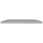 Bookshelf Boards 4 pcs Concrete Grey 100x20x1.5 cm