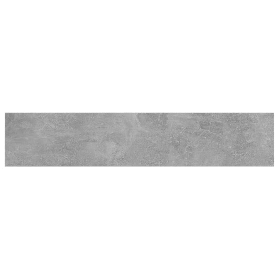 Bookshelf Boards 4 pcs Concrete Grey 100x20x1.5 cm