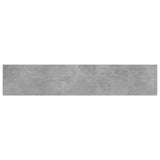 Bookshelf Boards 8 pcs Concrete Grey 100x20x1.5 cm Engineered Wood