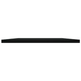 Bookshelf Boards 4 pcs Black 100x40x1.5 cm Engineered Wood