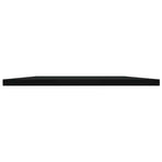 Bookshelf Boards 4 pcs Black 100x40x1.5 cm Engineered Wood