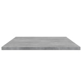 Bookshelf Boards 4 pcs Concrete Grey 100x40x1.5 cm Engineered Wood - 45-Degree Angle