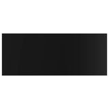 Bookshelf Boards 4 pcs High Gloss Black 100x40x1.5 cm Engineered Wood
