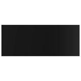 Bookshelf Boards 4 pcs High Gloss Black 100x40x1.5 cm Engineered Wood - Top-Down View
