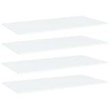 Bookshelf Boards 4 pcs White 100x50x1.5 cm Engineered Wood