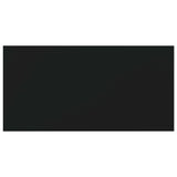 Bookshelf Boards 4 pcs Black 100x50x1.5 cm Engineered Wood - Top-Down View