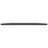 Bookshelf Boards 4 pcs Grey 100x50x1.5 cm Engineered Wood - Side View