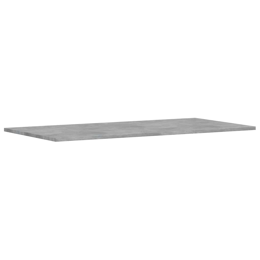 Bookshelf Boards 4 pcs Concrete Grey 100x50x1.5 cm