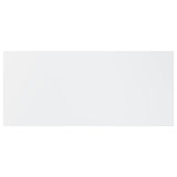 Bookshelf Boards 4 pcs High Gloss White 100x50x1.5 cm Engineered Wood - Top-Down View