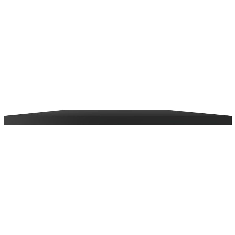 Bookshelf Boards 4 pcs High Gloss Black 100x50x1.5 cm Engineered Wood
