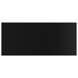 Bookshelf Boards 4 pcs High Gloss Black 100x50x1.5 cm Engineered Wood