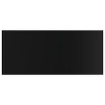 Bookshelf Boards 4 pcs High Gloss Black 100x50x1.5 cm Engineered Wood